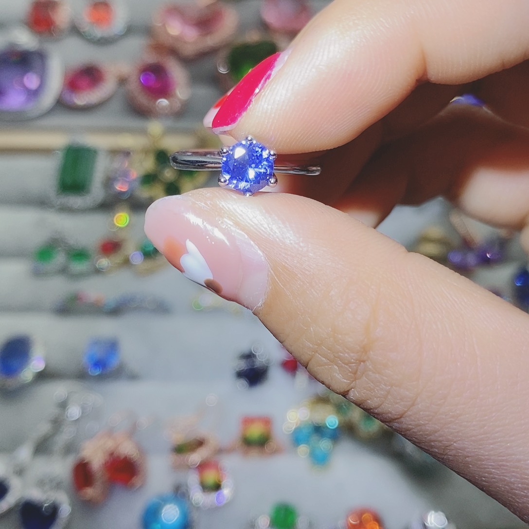 【闪购商品】托帕石耳饰银S925镶嵌