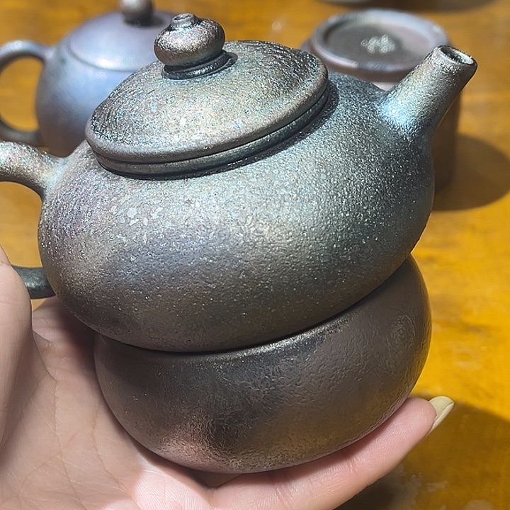 昆***车杯紫泥柴烧茶壶杯子杯子