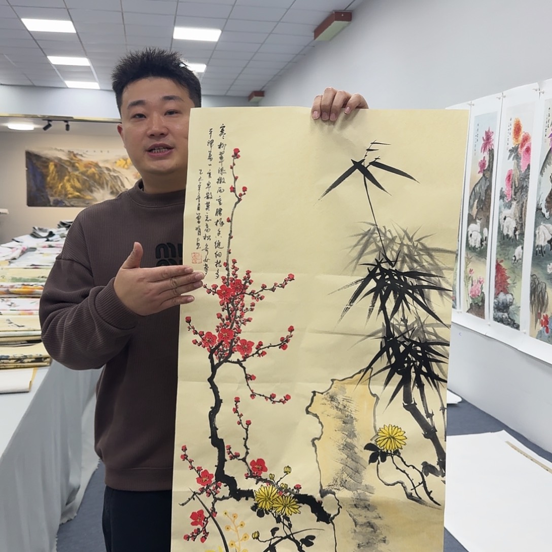 国画国画作品宣纸纯手绘
