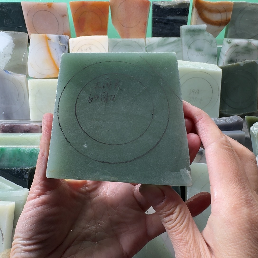 西***天定制石英质玉东陵玉手镯定制