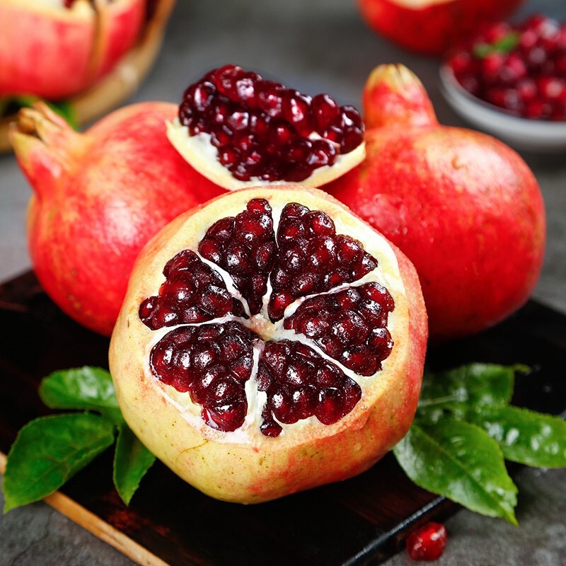 四川会理突尼斯软籽石榴当季新鲜水果鲜甜多汁皮薄饱满