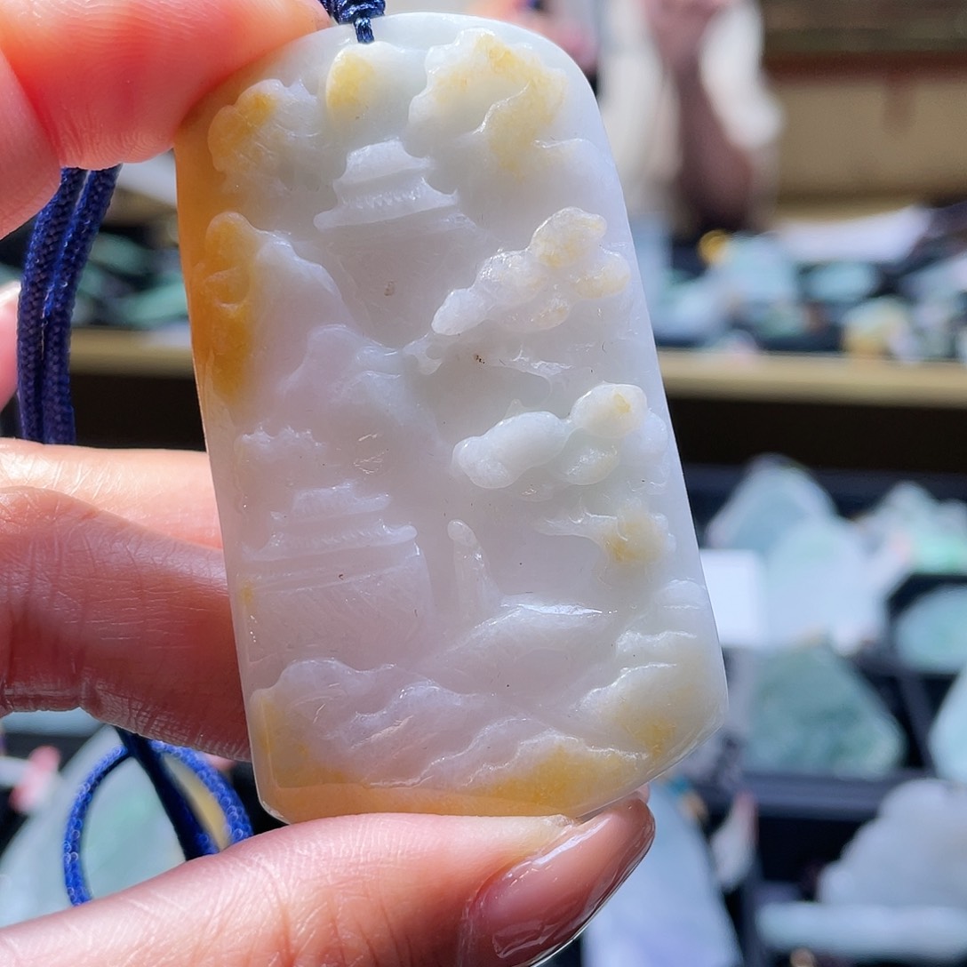 翡翠颈饰未镶嵌一个