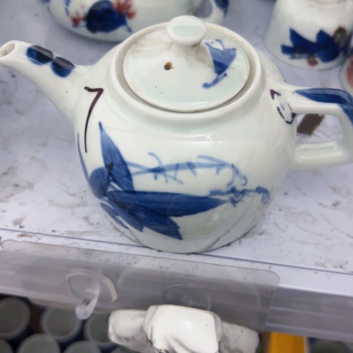 景德镇陶瓷高温瓷手绘画片随机