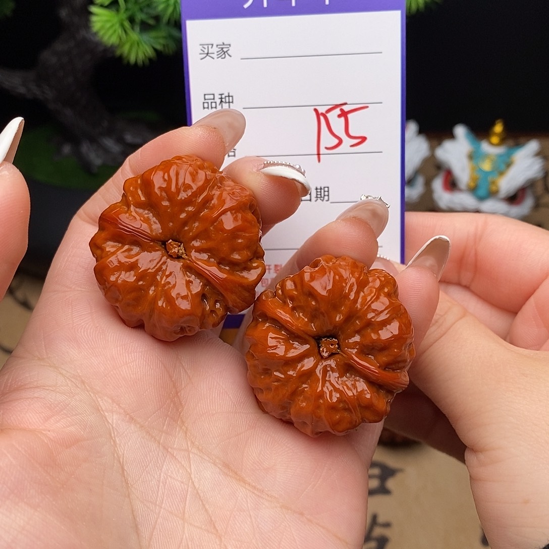 吊坠文玩核桃155号35蛤蟆头