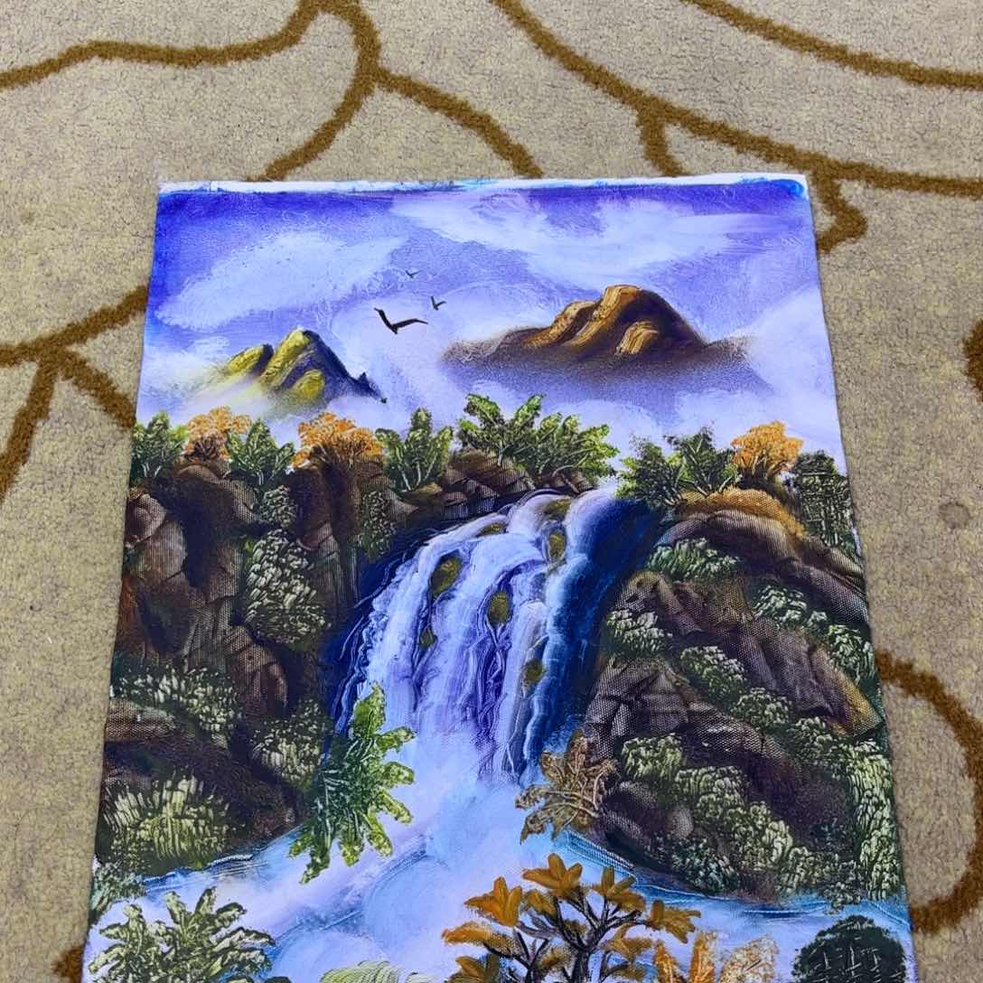 国画油画小品童童童