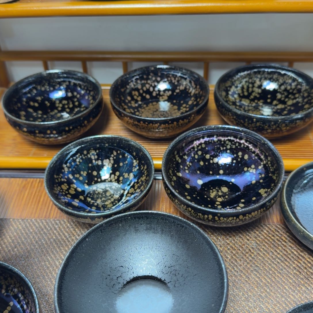 茶盏五*建盏手工制作主人杯茶杯的