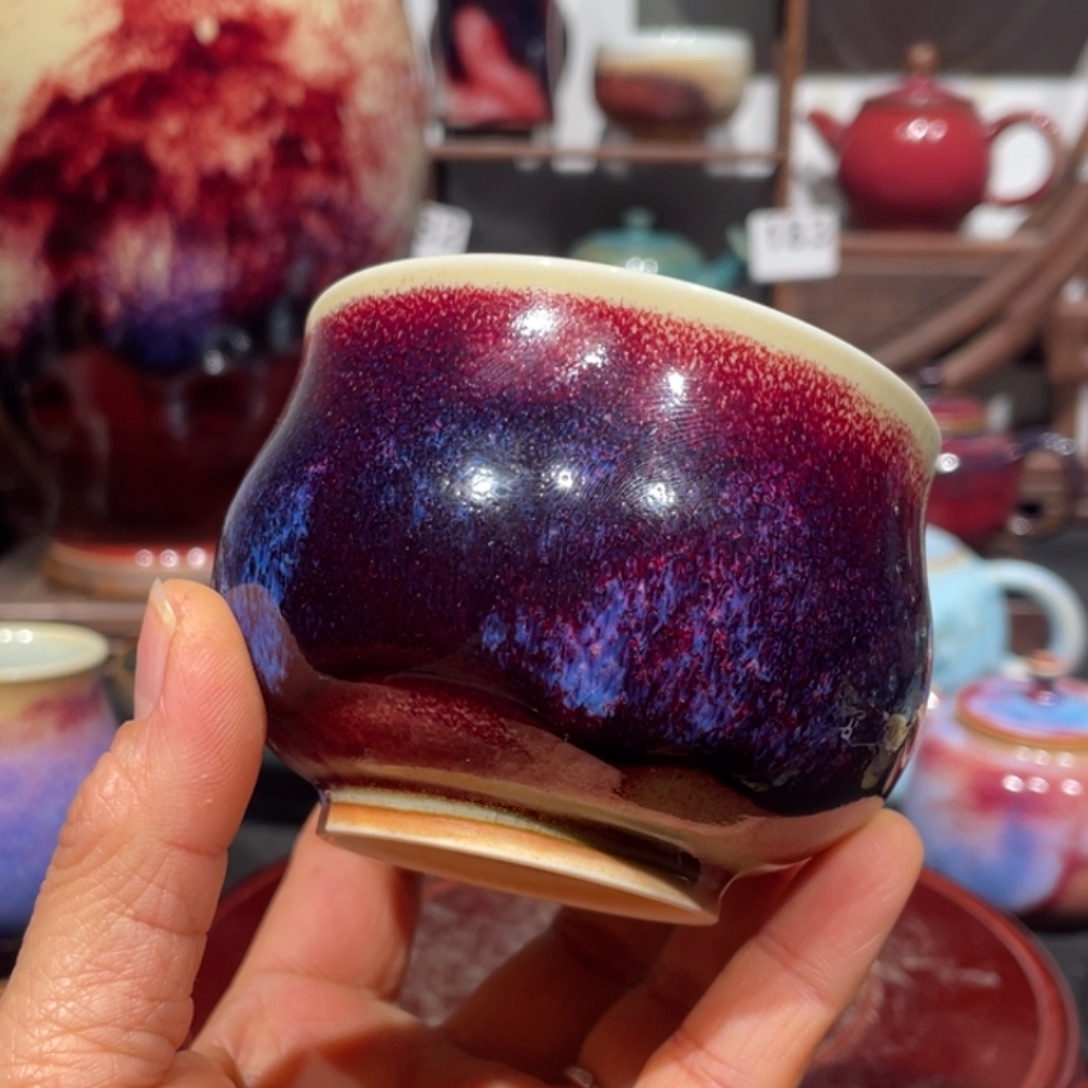 小***学中国神后钧瓷茶器