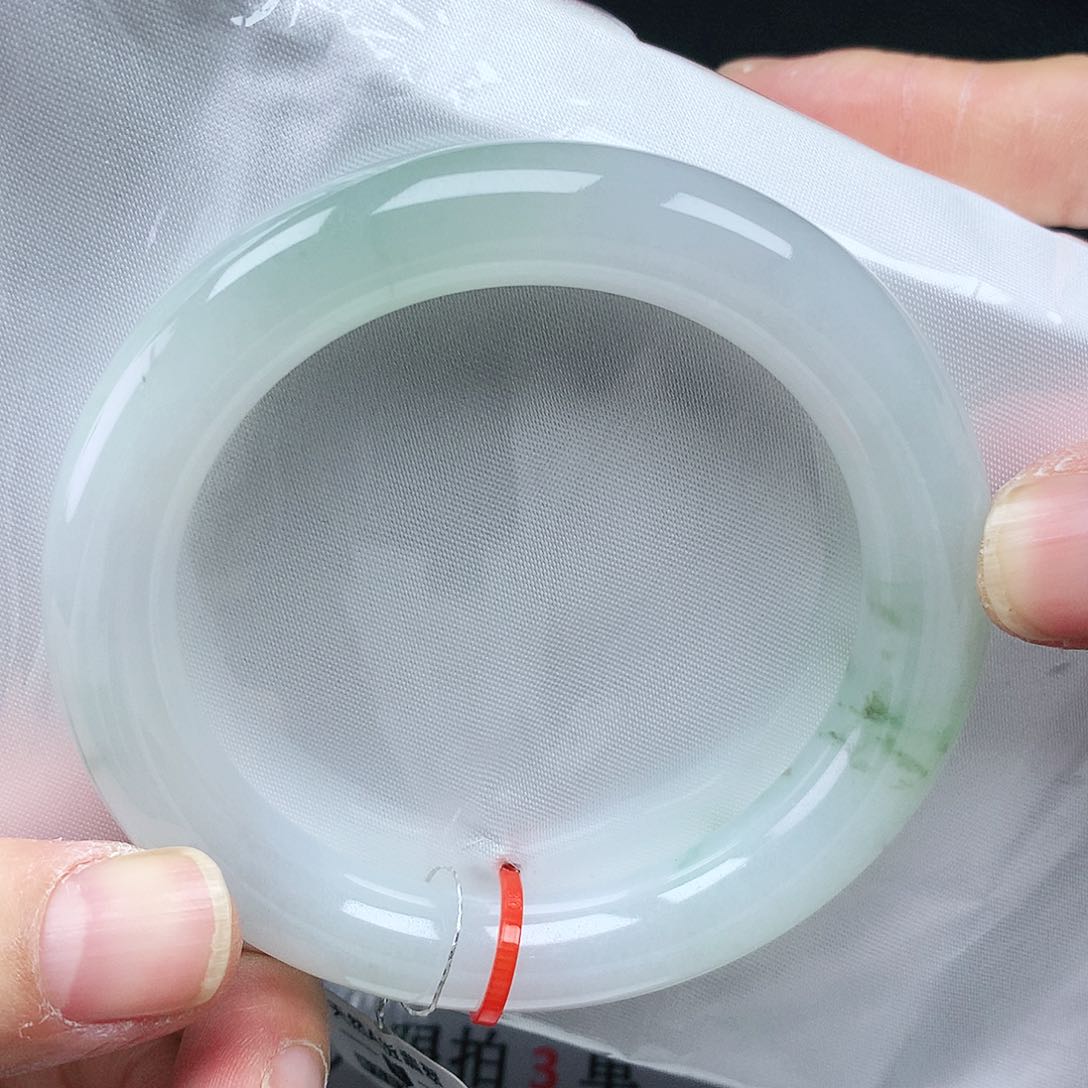 翡翠手镯未镶嵌55胖