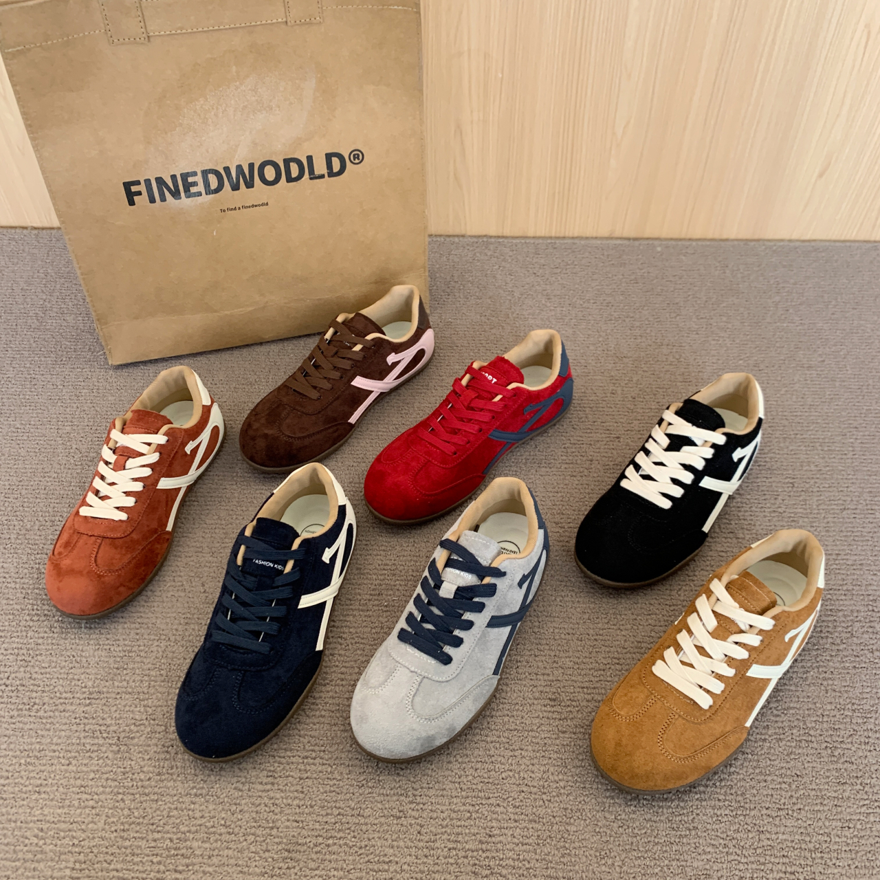 春季爆款德训鞋女鞋2026新款复古休闲系带运动鞋百搭平底板鞋