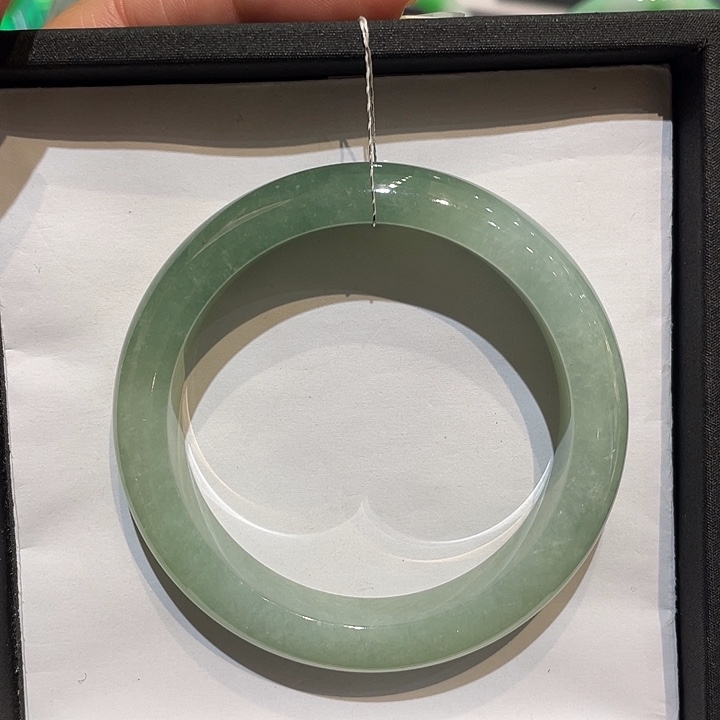 翡翠未镶嵌手镯玉镯0166