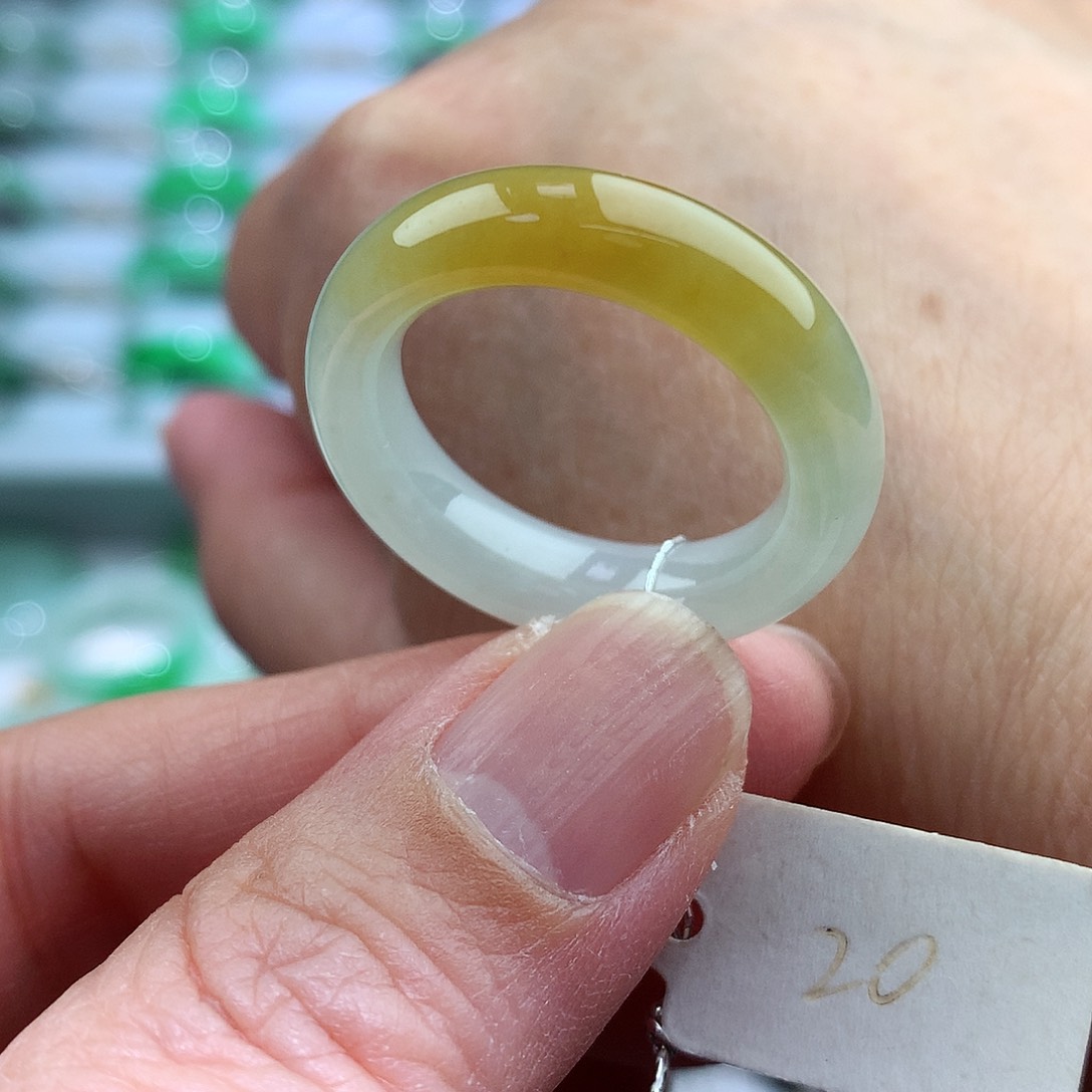 未镶嵌戒指翡翠20号