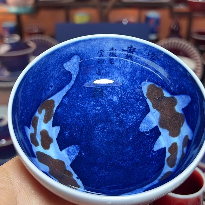 瓷片景德镇品艺轩郎红