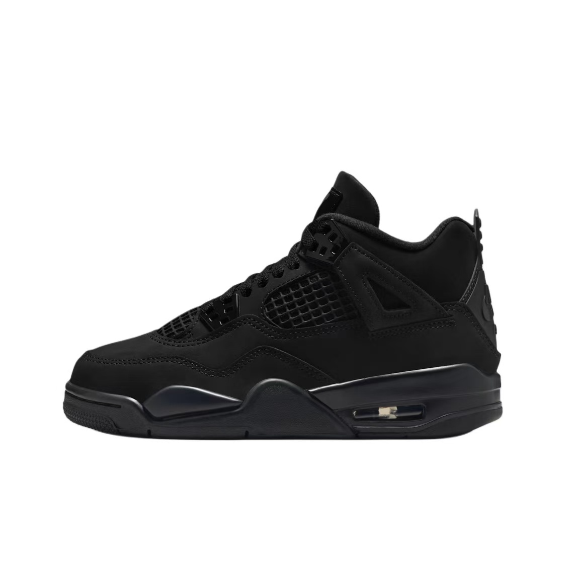 NIKE/耐克Air Jordan 4 Black Cat舒适中帮GS版篮球鞋IB4171010