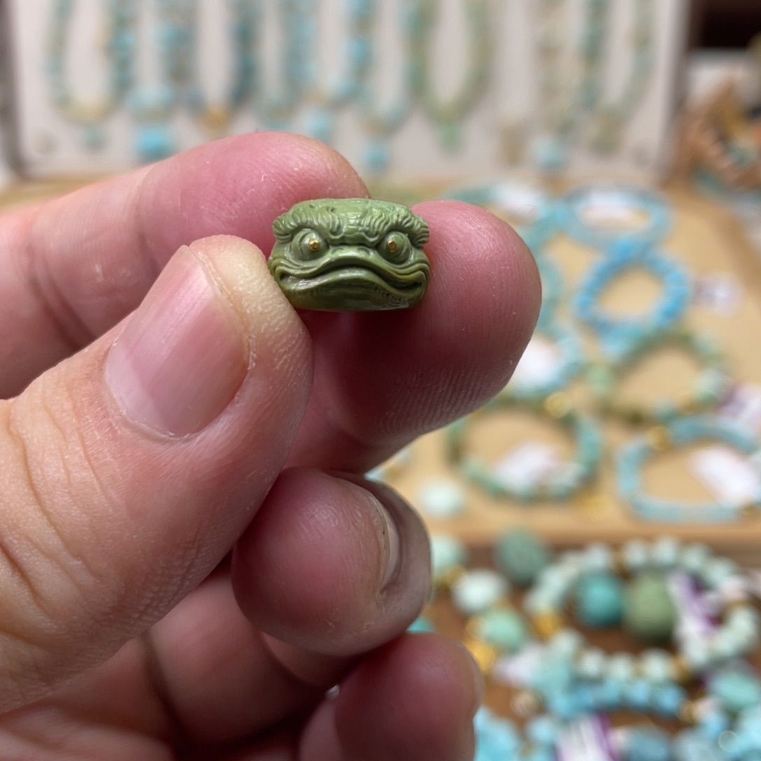 绿松石珠宝奇石未镶嵌