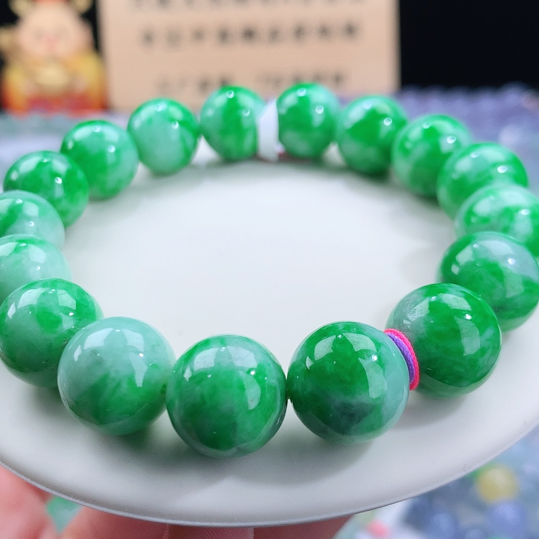 翡翠手链未镶嵌我门在一起25