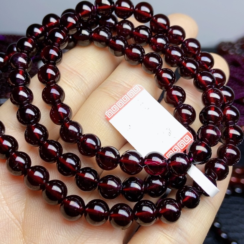 【闪购商品】石榴石手链未镶嵌7毫米