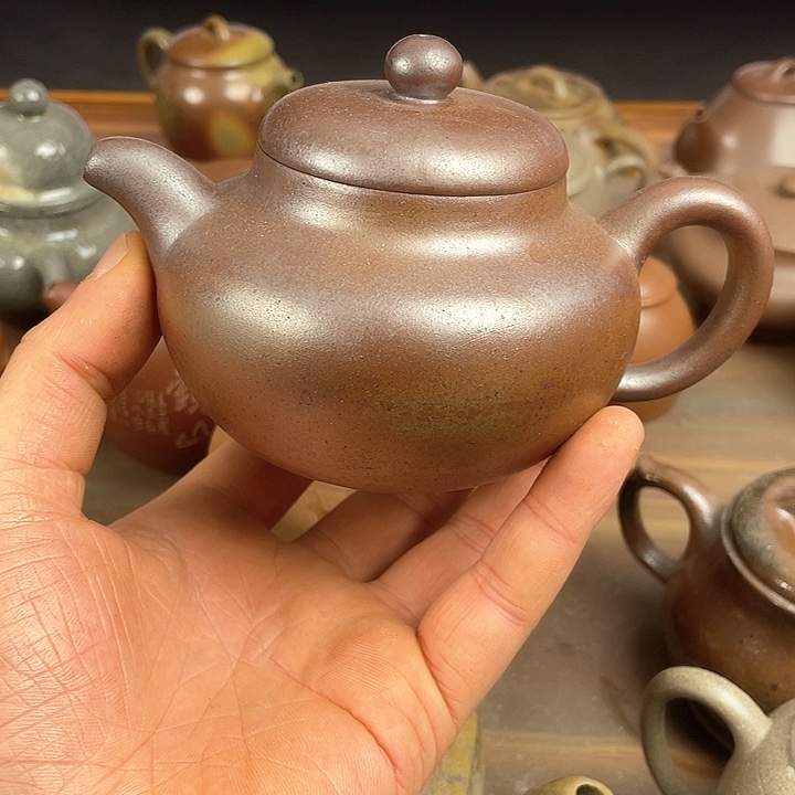 紫砂茶壶处理一把