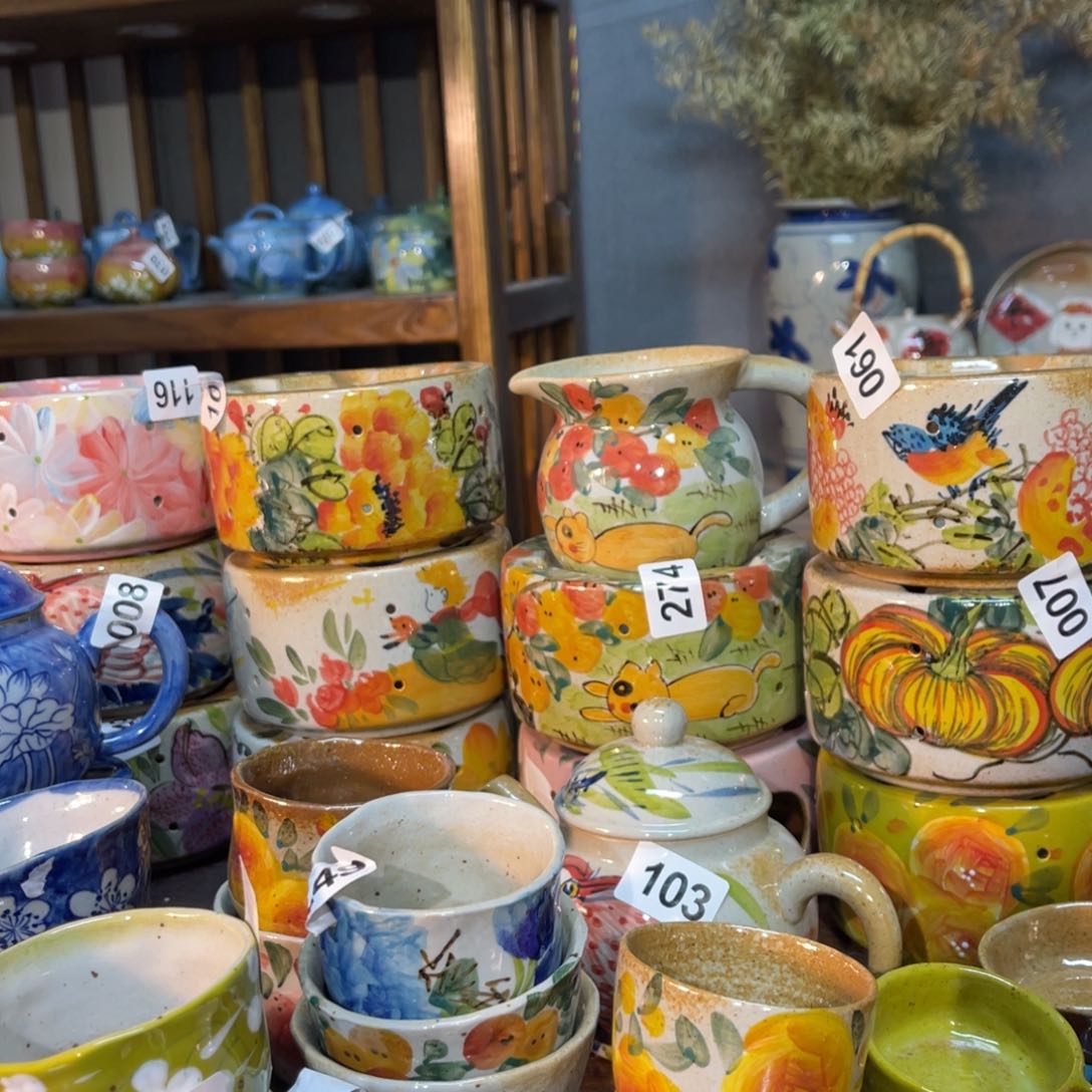 杯素浅陶瓷手工手绘