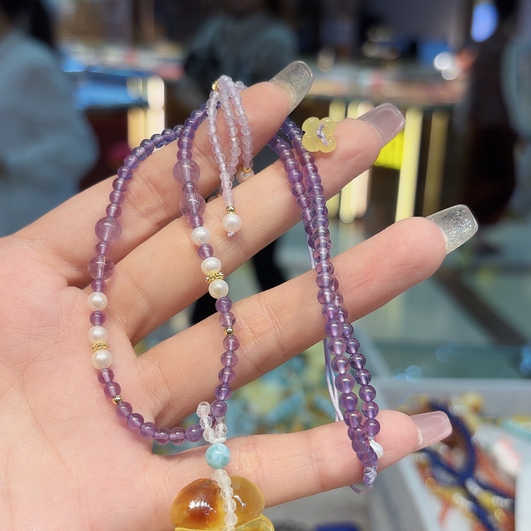 琥珀未镶嵌手链琥珀