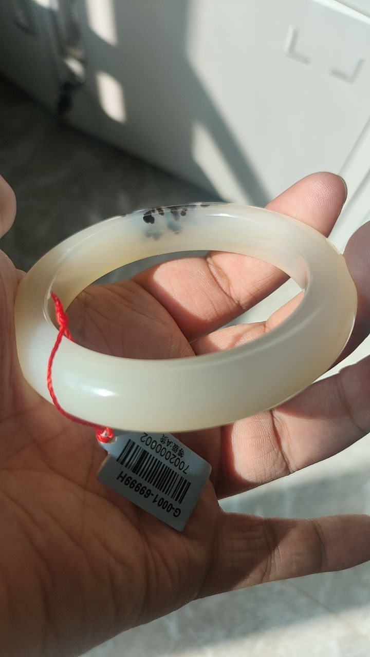 黄龙玉精品水草花手镯