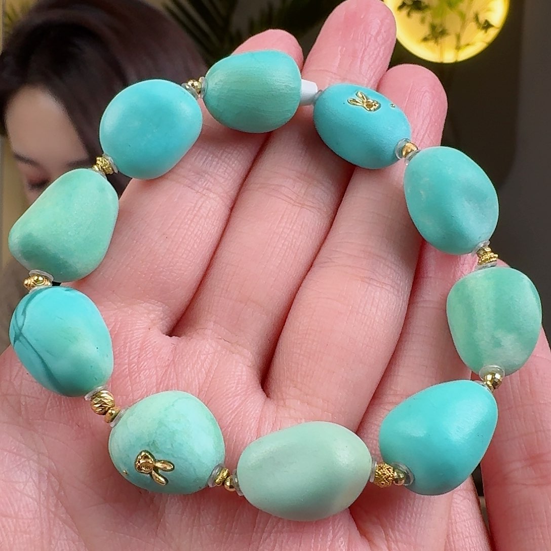 绿松石珠宝奇石未镶嵌