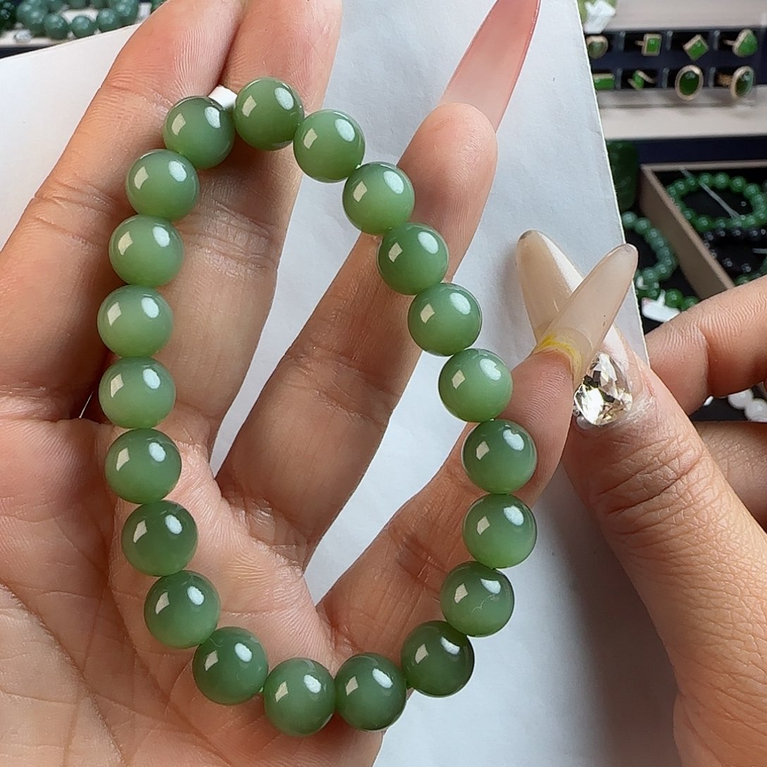 和田玉手串未镶嵌