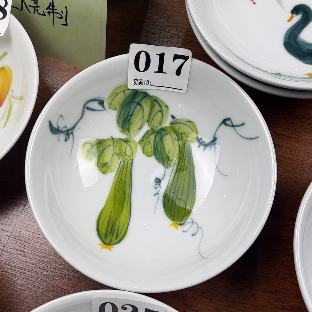 瓷片景德镇陶瓷手工手绘制作