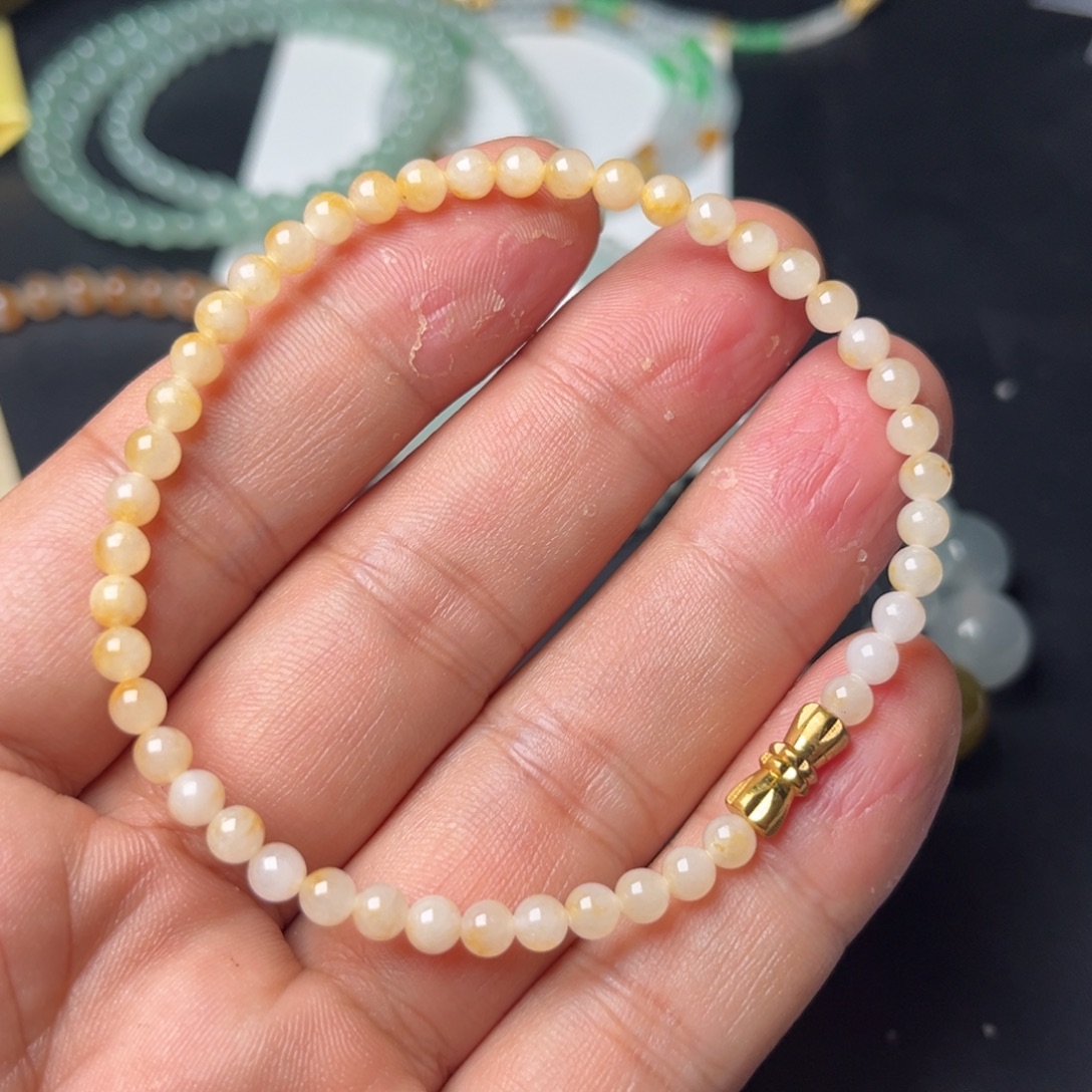 定制翡翠未镶嵌翡翠手串福利