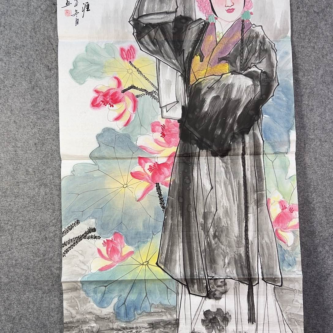 国画956 牡丹之歌传情传中之美