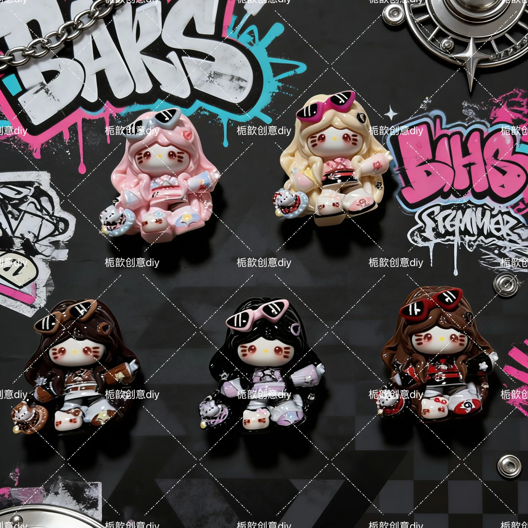 栀歆定制树脂《你好机车哦kt》