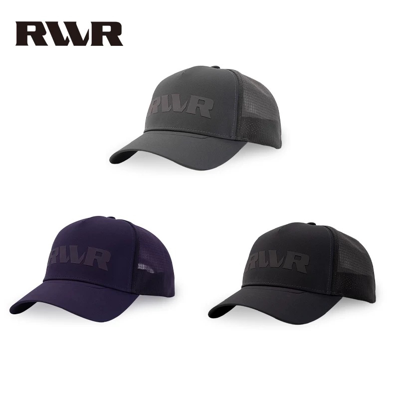 RVVR拼网帽路亚帽子男潮遮阳防晒透气夏季钓鱼帽鸭舌棒球帽轻薄