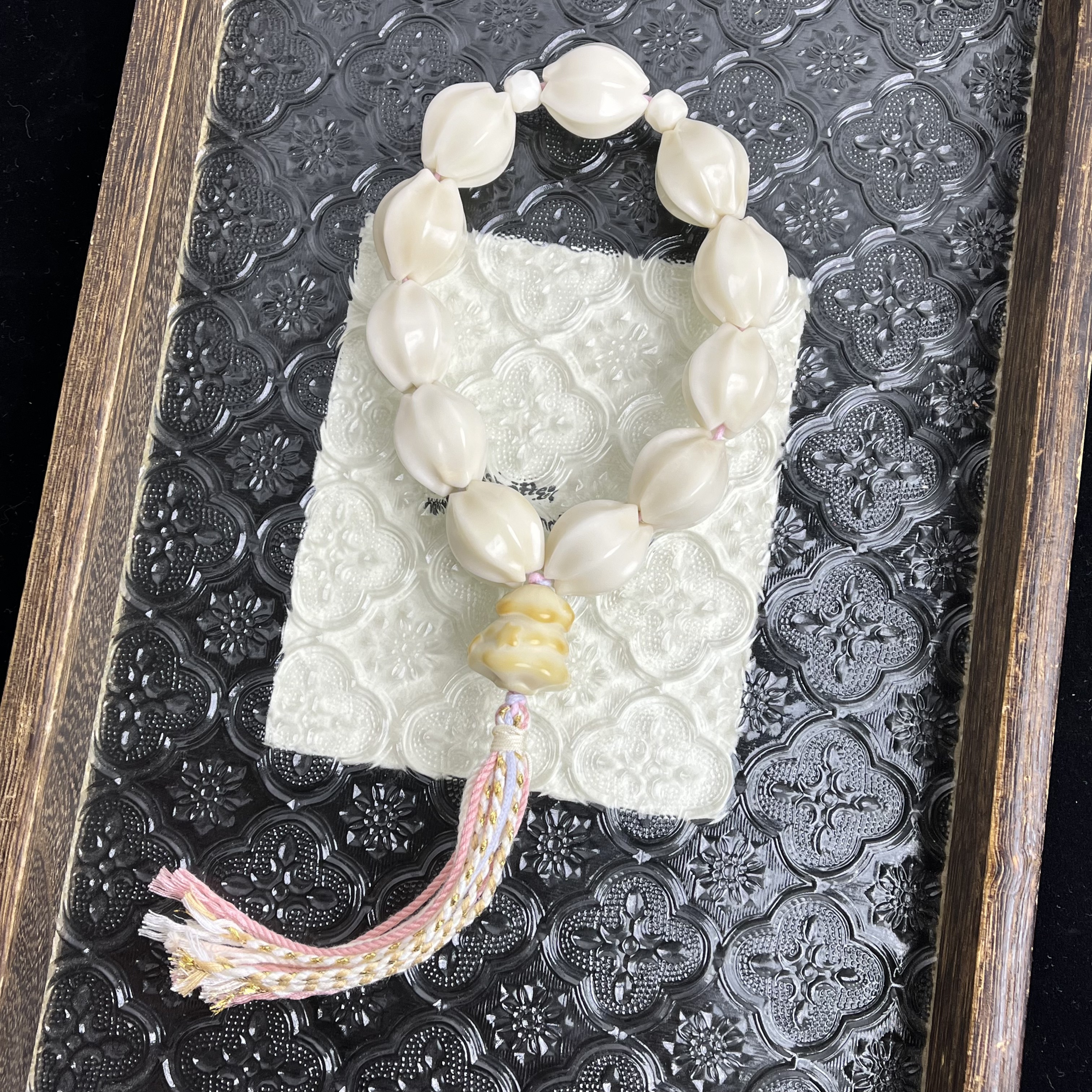 【白荷间25mm以下】全品象牙果白色玉兰花手持CP115-2497