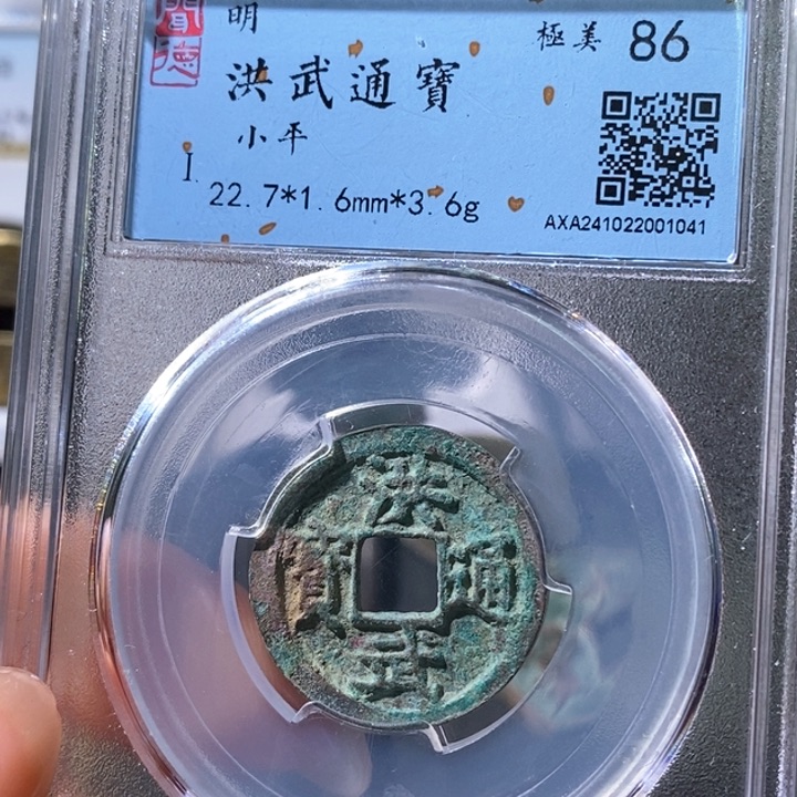 铜5洪武通宝闻德86 1041