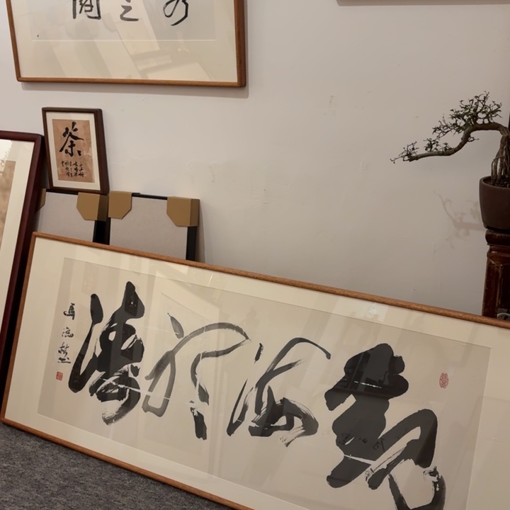 书法飞**雪观海听涛书法作品