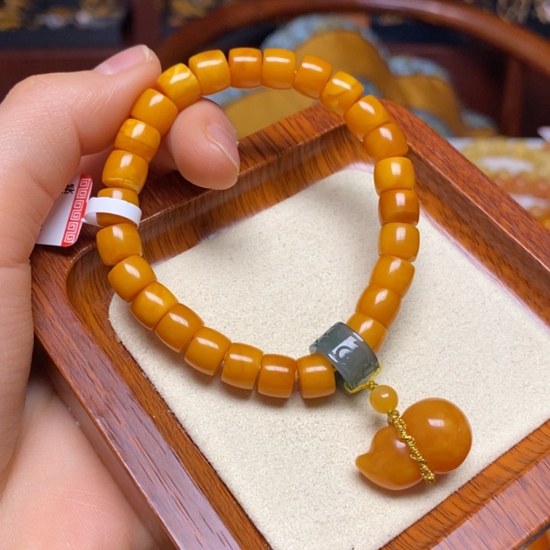 【闪购商品】蜜蜡手链未镶嵌手串