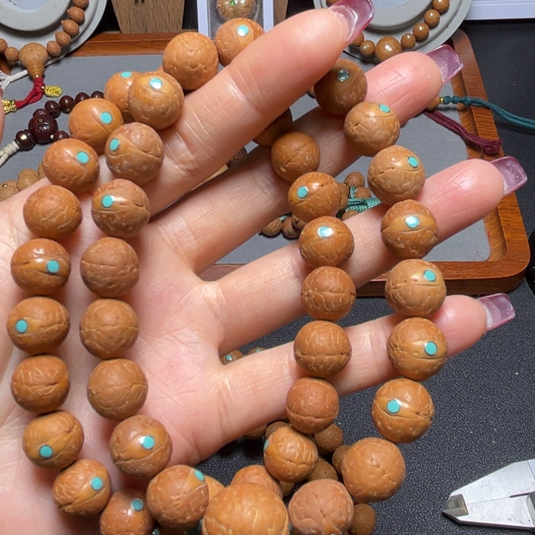 吊坠凤眼菩提12mm2025精品松钉手串