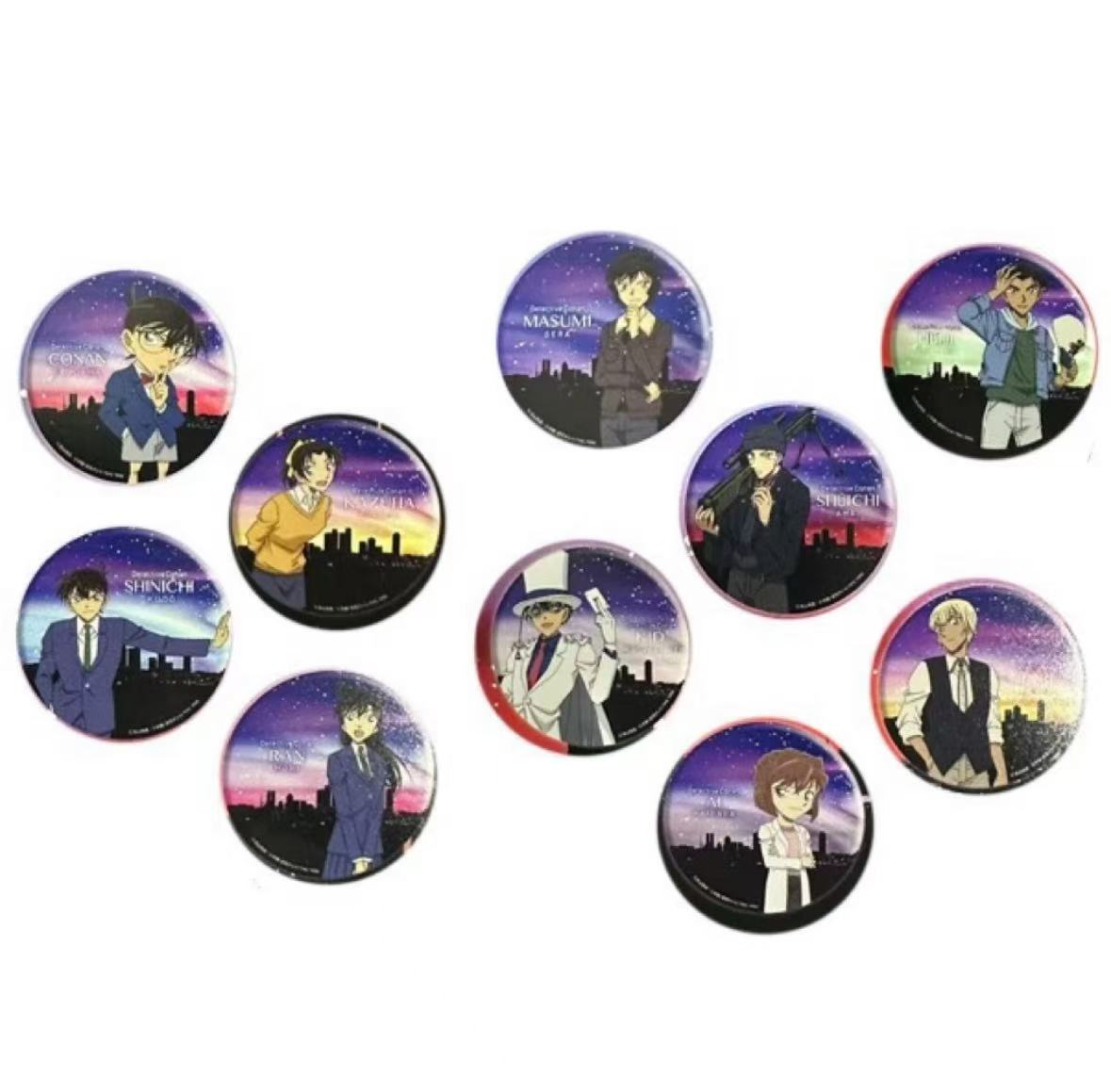 【名侦探柯南】柯南 夜景100mm大吧唧 动漫周边 徽章盲盒（默认代拆）