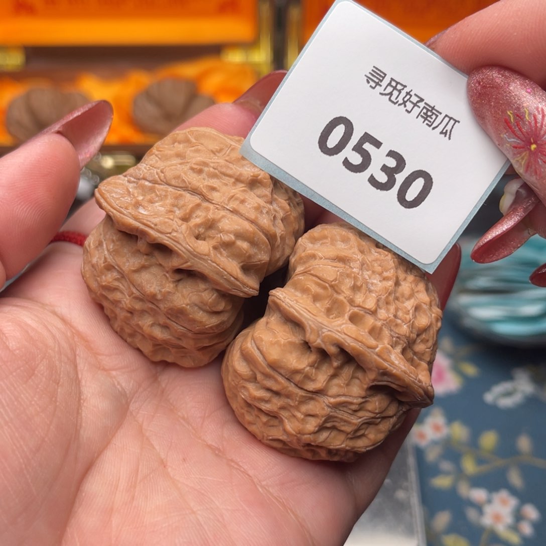 文玩核桃把件南瓜墩43.0530