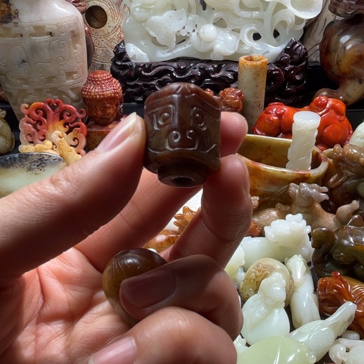 和田玉未镶嵌挂件