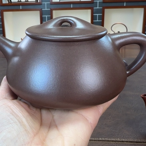 紫砂茶壶泉**夫石瓢石瓢