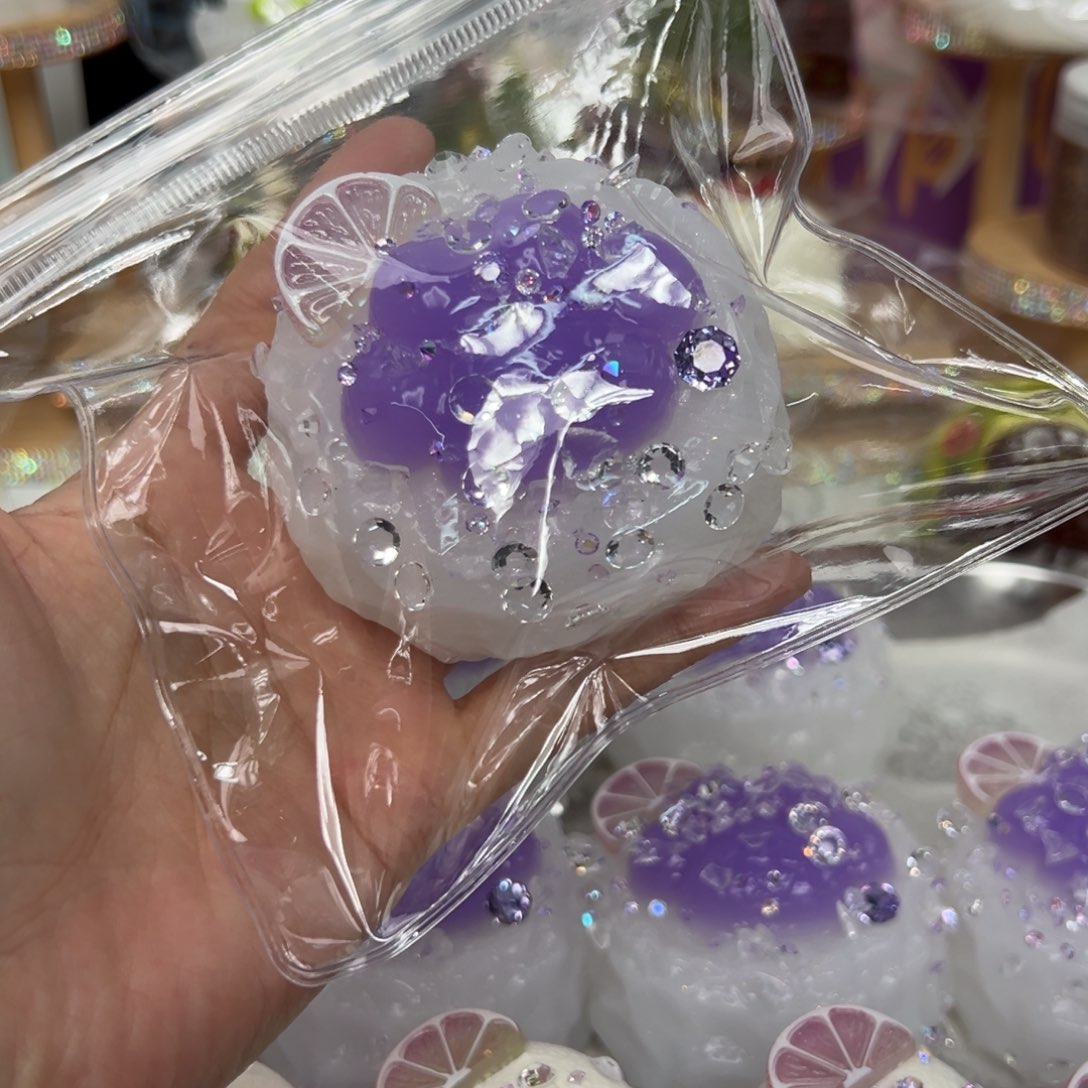 硅胶夜光紫色爪垫160g