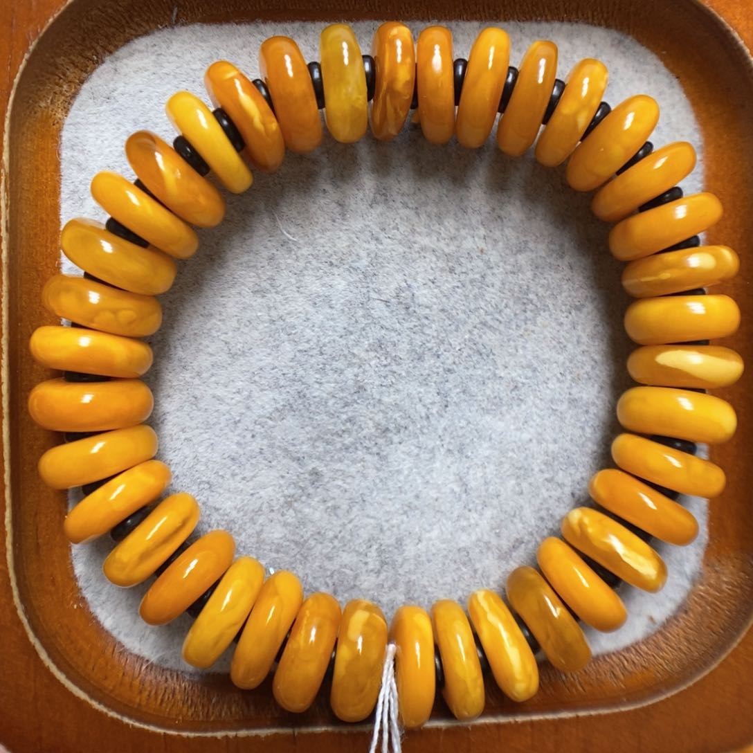 蜜蜡手串未镶嵌蜜蜡