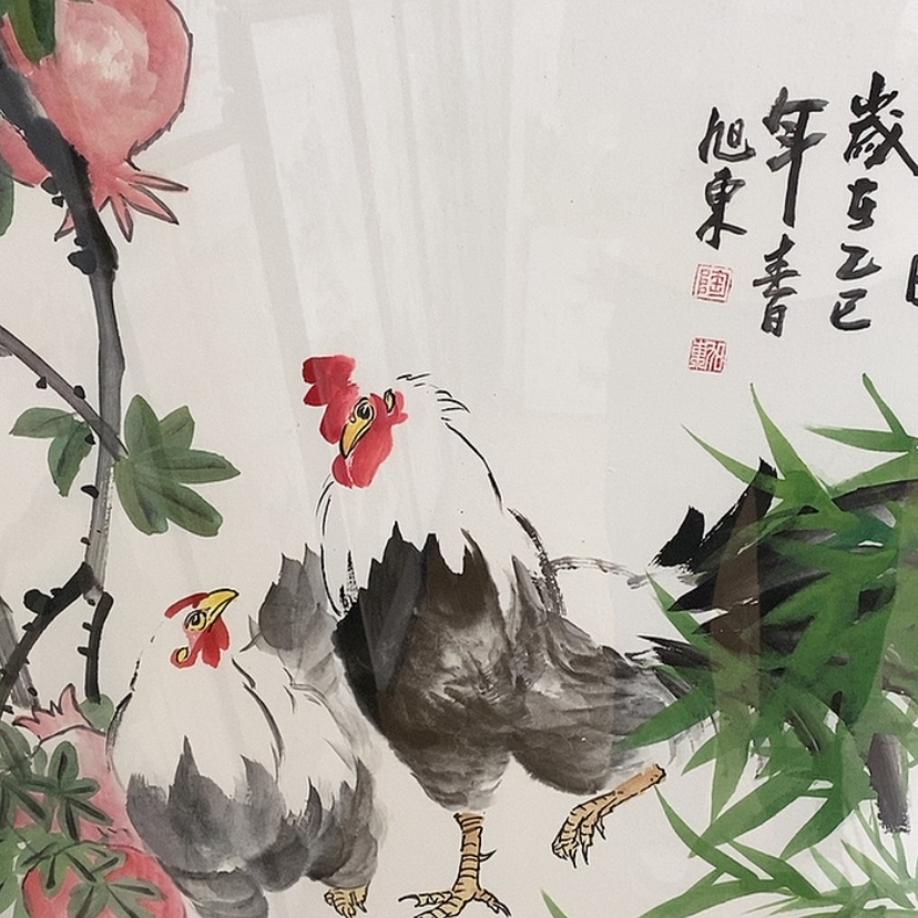 【闪购商品】国画手绘国画带框不退76.76