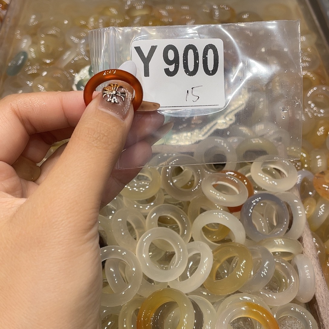 玛瑙/玉髓未镶嵌戒指900