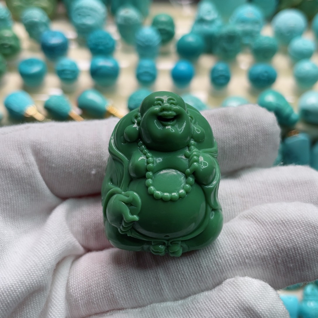 绿松石珠宝奇石未镶嵌