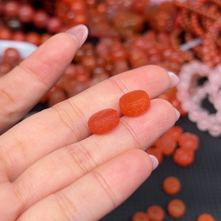 南红玛瑙未镶嵌吊坠(不含链)