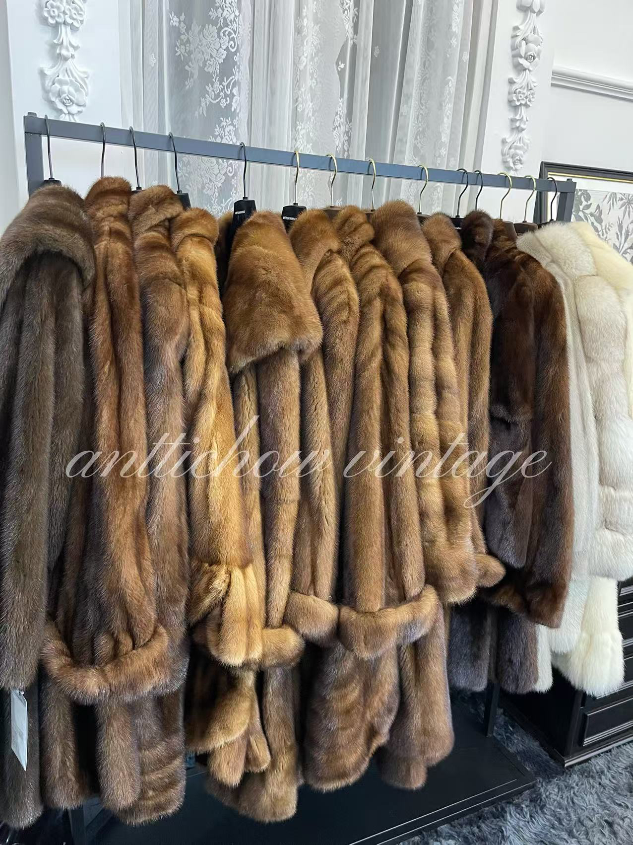 精选进口VINTAGE FUR中古外套