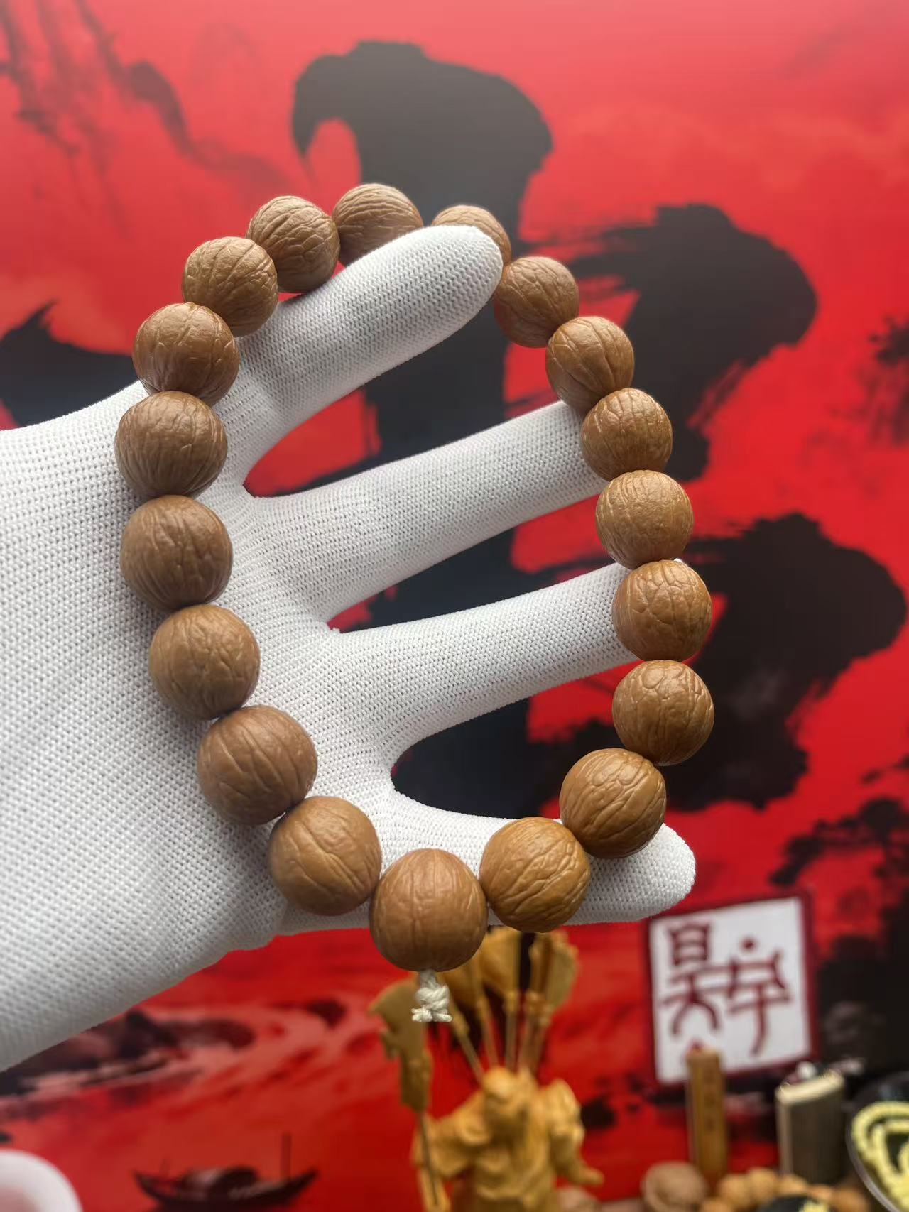 猴头光头强原皮手持