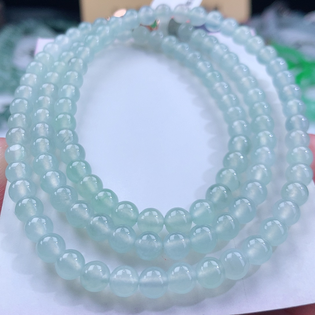 未镶嵌翡翠手链卡5.5mm