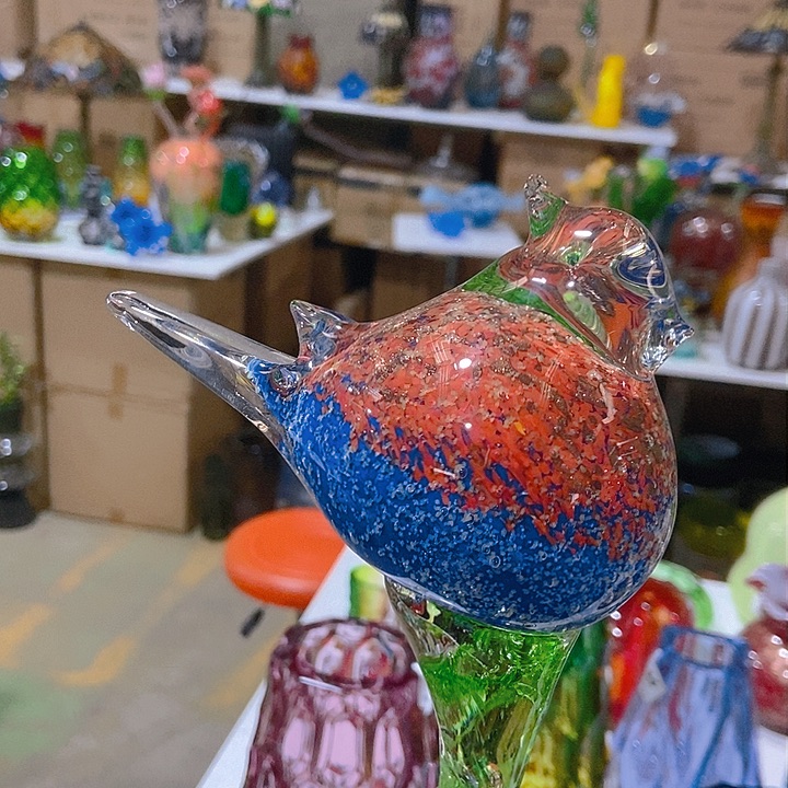 无铅玻璃花瓶高45厘米宽9